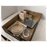 Group Lot Marble/Glass Decor, Magnifier, & More