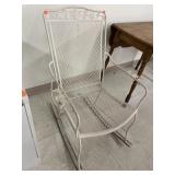 Vintage Metal Rocking Chair