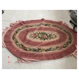 Vintage Oval Area Rug (app 4ft)