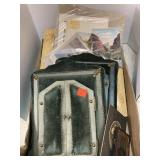 Flat Of Vntg Unique Pictures W/Frames and Vntg