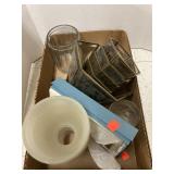 Flat Of Vntg Glassware and MISC Items