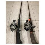 2 Ct Fishing Poles W/Rods