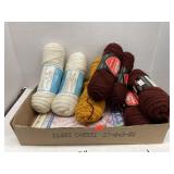 Group Lot Yarn & Magazines