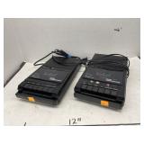 2 ct. - Vintage Cassette Tape Recorders
