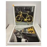 2 ct. - Framed Canvas Pictures (app 1ft x 1ft)