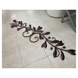 Metal Wall Decor Piece (app 4ft)