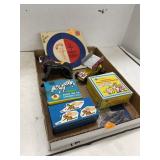 Flat of Vintage Items, Toys, etc