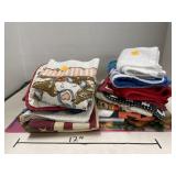Group Lot Kitchen Towels & Cutting Boards