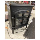 Vintage Electric Fireplace (Tested, Works)