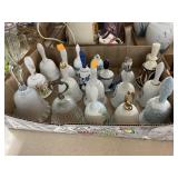 Group Lot Vintage Ceramic Bells