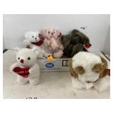 5 ct. - Vintage Stuffed Bears (Russ, Puddin)
