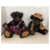 2 ct. - Vintage Stuffed Bears (Cottage