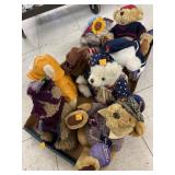 8 ct. - Vintage Stuffed Bears (Brass Button, etc)