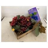 Group Lot Faux Grape Decor