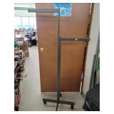 Adjustable Rolling Clothing Rack