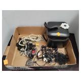 Flat of Jewelry & Small Case