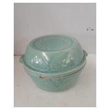 Made in USA Stoneware Dutch Iven W/ Chips