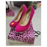 Ladies Suede High Heels  Sz 6