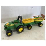 Vintage John Deere Tractor Toy