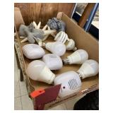 Flat of Lightbulbs, Decor, etc