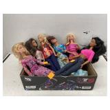 Group Lot Barbies & Clothes
