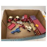 Group Lot Vintage Metal Tractors/Trucks