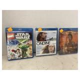 3 ct. - Blu Rays (Star Wars & More)