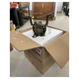 Decorative Frog & Glass Bowl