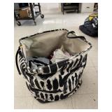 Large Canvas Bag Filled with Towels, Blankets,