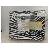 Zebra Print Twin Sheet Set