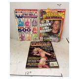 3 ct. - Vintage Pro Wrestling Magazines