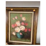 Framed Flower Picture