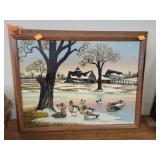 Framed Picture  Approx  18 x 15 Inches