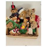 Flat of 10 Stuffed Bears Mostly Boyd