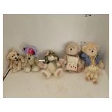 6 Cnt Stuffed Bears Mostly Boyd