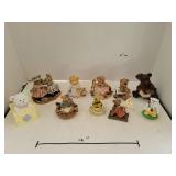 Lot of 10 Cnt Ceramic Bears