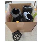 Lot of 19 Cup Holders that attach to Shopping