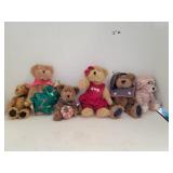 6 Cnt Stuffed Bears Mostly Boyd