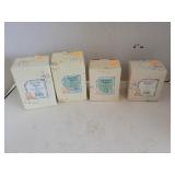 4 Cnt Cherished Teddies Collectibles