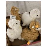 4 Ct Stand Llama Plush