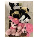 6 Ct Toy Time Sitting Dog Plush