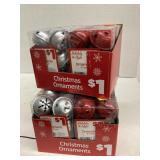 Jingle Bell Silver/Red/Gold Ornaments