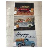 3 Ct 18x24" Fall Door Mats