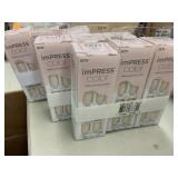 9 boxes (30 ct ea) Color Nails Impress