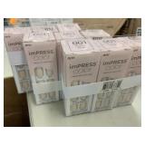 9 boxes (30 ct ea) Color Nails Impress