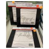 3 ct Ceramic Trivets