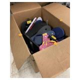 Box of Flip Fops Various Sizes