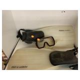 Diving Fins and Mask- sz Large - Mares