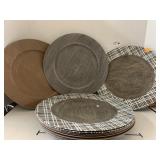 12 cnt Decorative Charger Plates