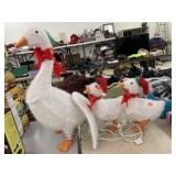 Lighted Goose Decor